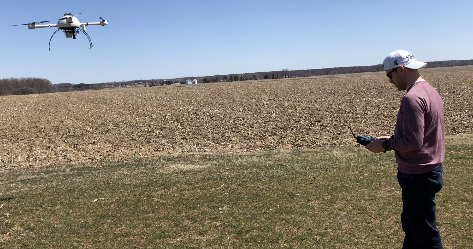 Rich flying the 'Mozzy'